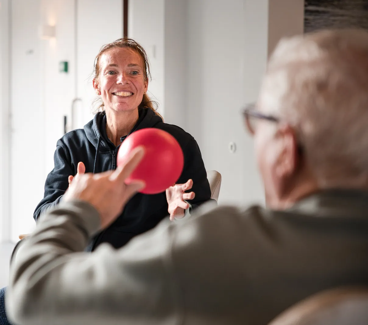 overgooien van een bal