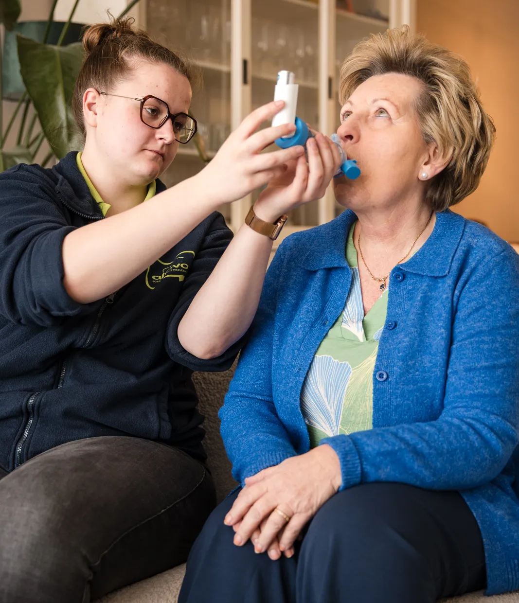 uitleg inhalator wijkverpleging specialistische zorg