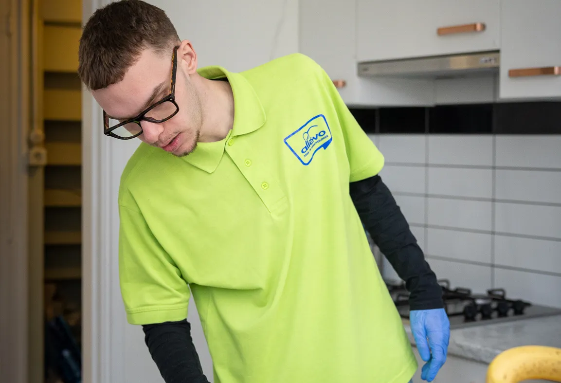 schoonmaak van de keuken